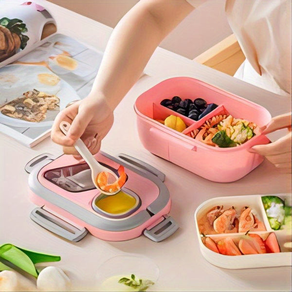 1pc, Rectangular Lunch Box With Lid, Sealed Fresh-Keeping Container, Portable Storage Box For Kitchen And Refrigerator Use, Meal Prep Container