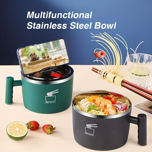 Multi-Functional Stainless Steel Noodle Bowl