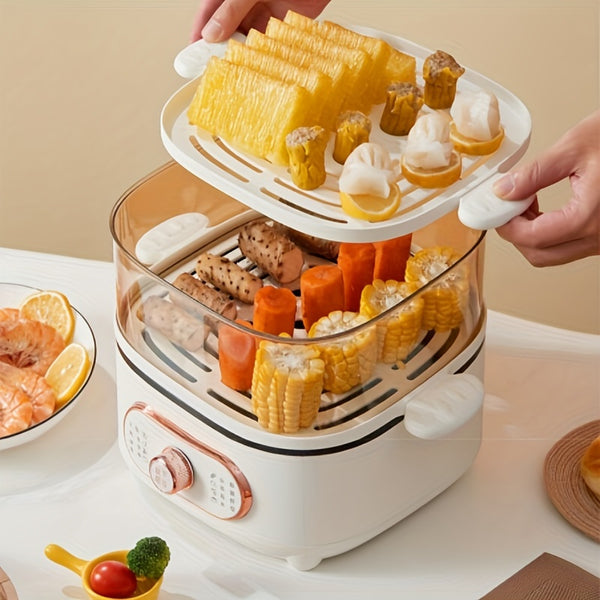 Electric Steamer, Household Integrated Multifunctional Electric Hot Pot, Small Appliance Steamer, Breakfast Machine Electric Cooking Pot