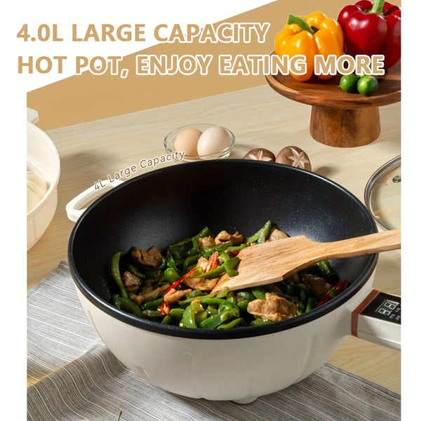 Non Stick Electric Frying Pan With Five Levels Of Power Adjustment