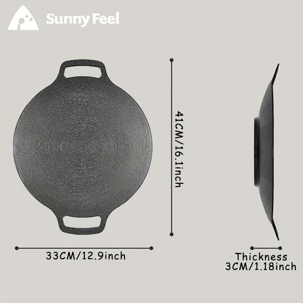 SunnyFeel Camping BBQ Plate: Four different style