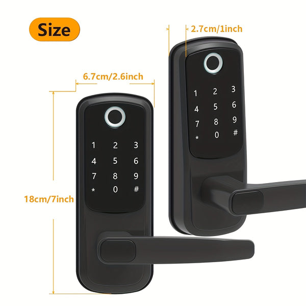 Smart Fingerprint Door Lock-Keyless Entry with Digital Keypad