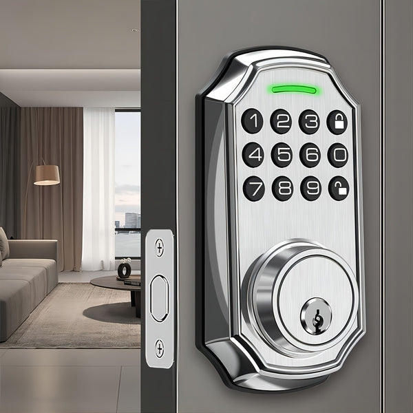 Keypad Deadbolt Lock, Backlit Keypad