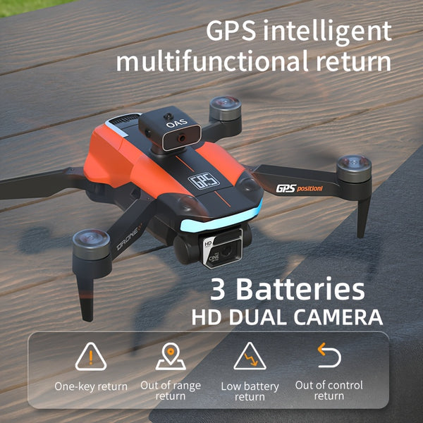 Drone X26 Large GPS Intelligent Obstacle Avoidance HD Dual-camera Folding Drone