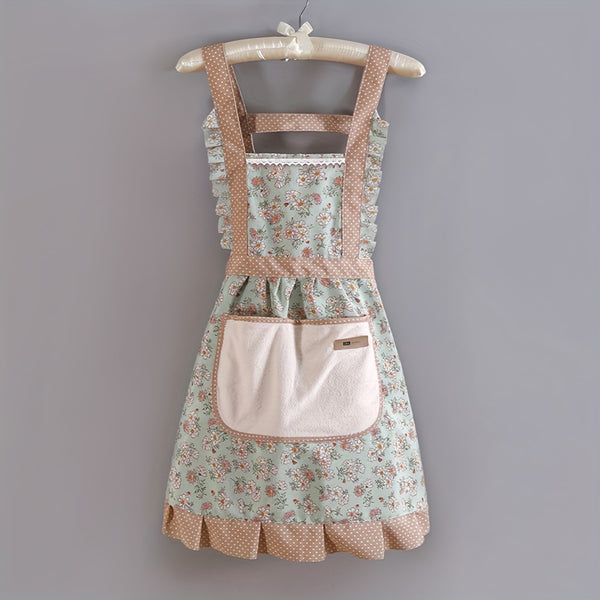 Apron Breathable Floral 1pc