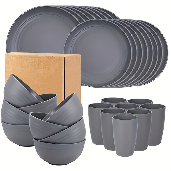 Plastic Tableware Set 16/32pcs