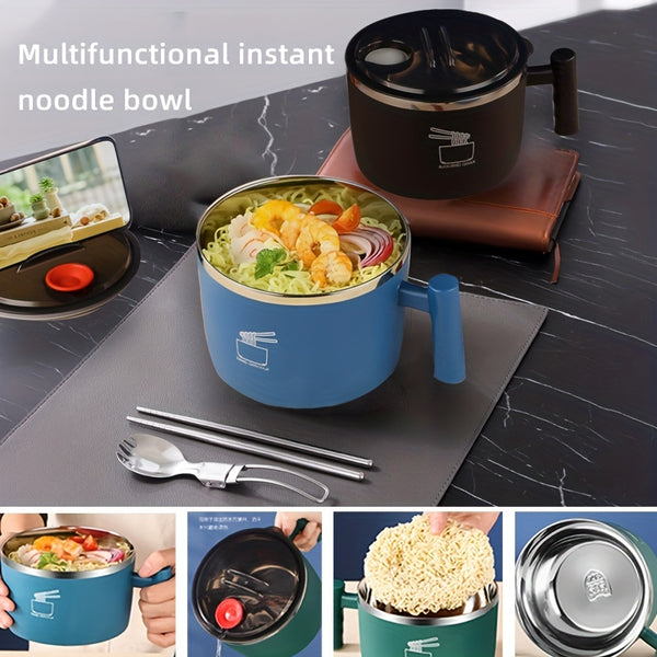 Multi-Functional Stainless Steel Noodle Bowl