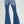 RISEN Full Size High Rise Front Slit Frayed Hem Flare Jeans