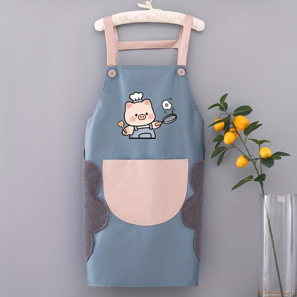 Apron Cute Waist Kitchen 1pc