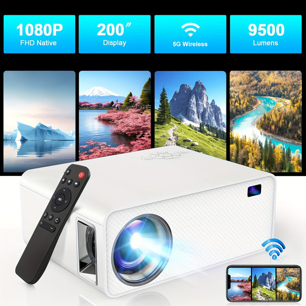 LED Home Theater Projector Outdoor Mini Portable Projector